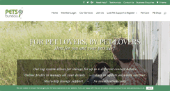 Desktop Screenshot of petsbureau.co.uk